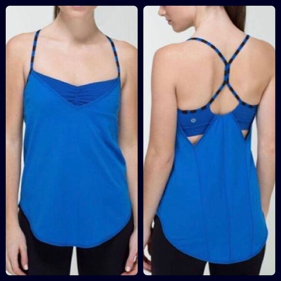 Lululemon Roll Out Tank in Baroque Blue - Picture 1 of 10